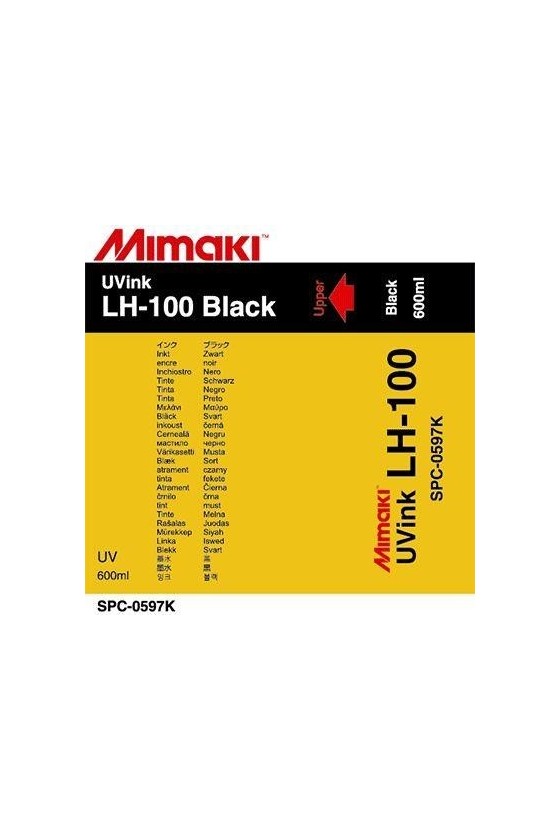 LH100 UV LED Black sacca 600ml