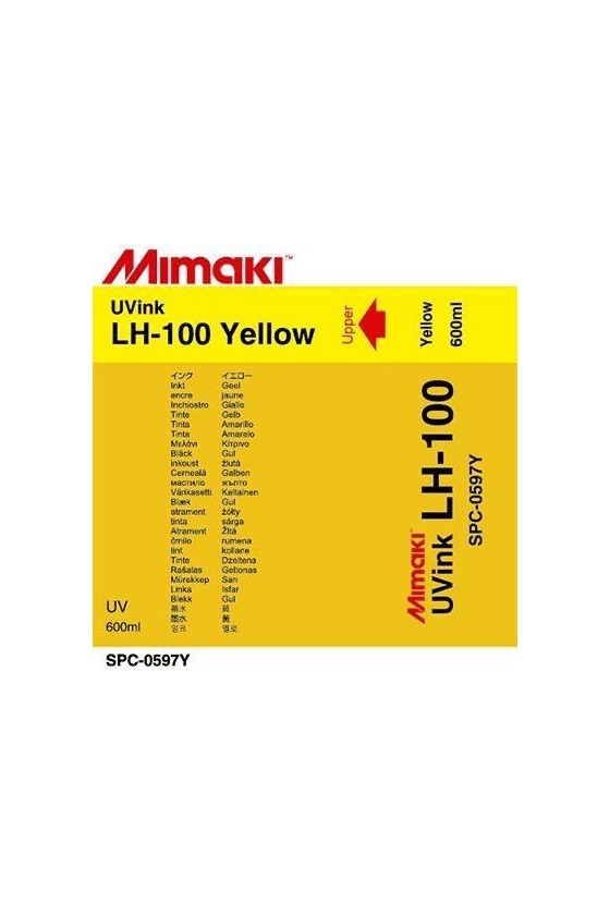 LH100 UV LED GIALLO SACCA 600ML
