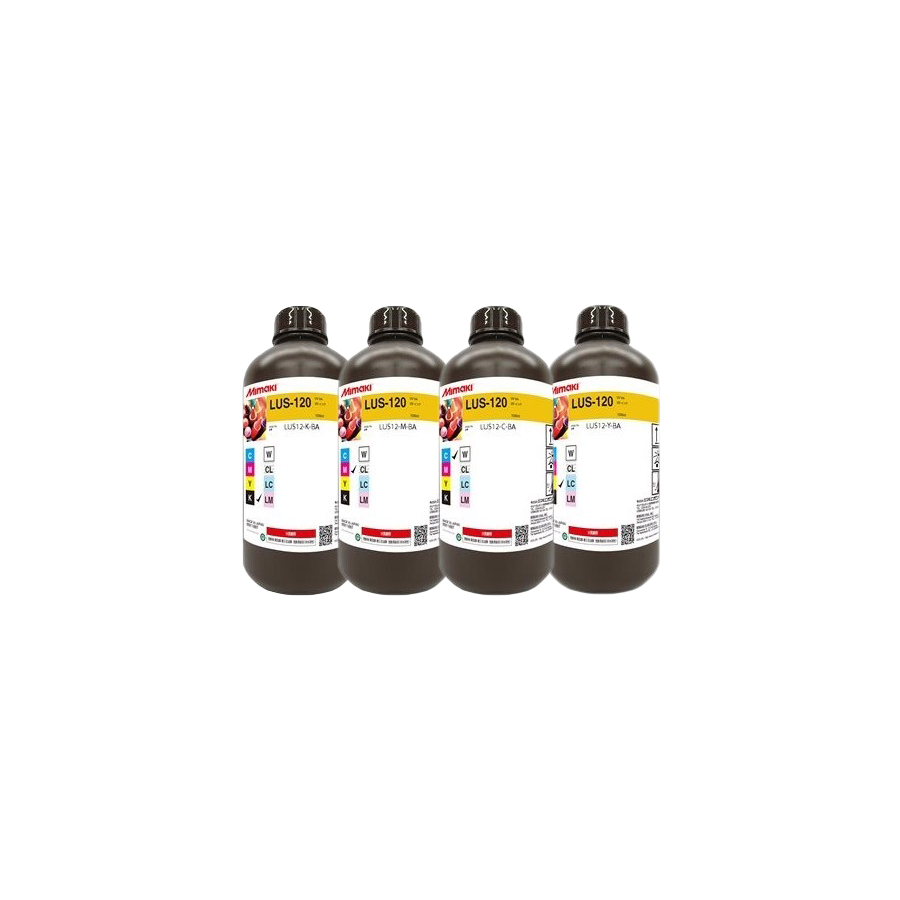 LUS120 UV 4 litri- kit CMYK