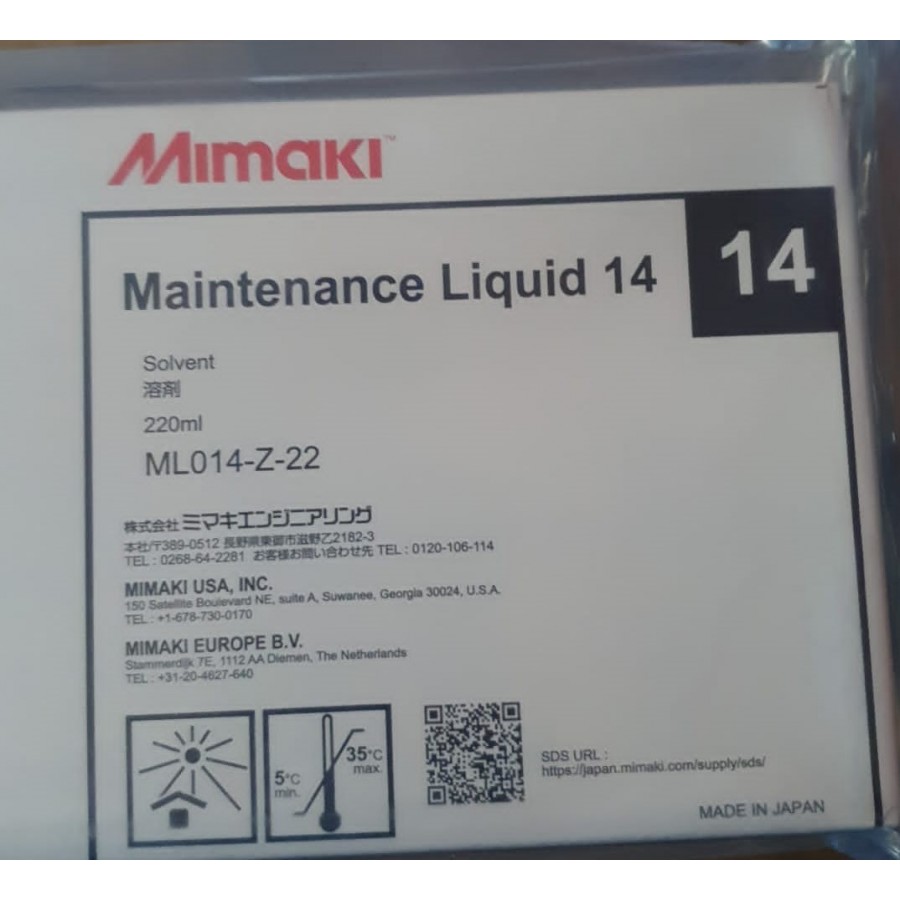 ML014-Z-22 Mimaki Maintenance Liquid 14 220ml