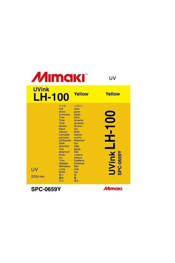 LH100 UV LED Rigid Yellow 200ml
