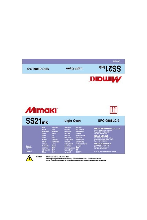 SS21 sacca 2Lt Light Ciano